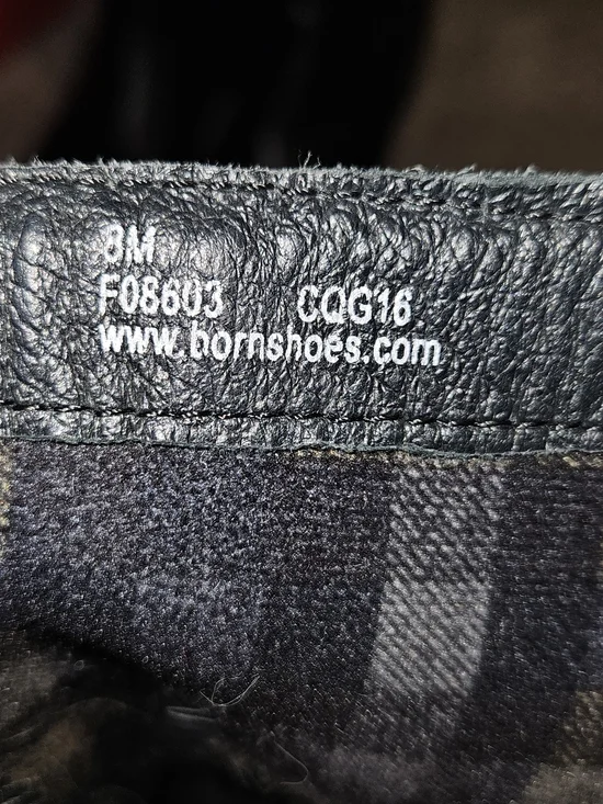 Born Black Suede Knee-High Dual Zip Heeled Boots Size 8 - Picture 8 of 15